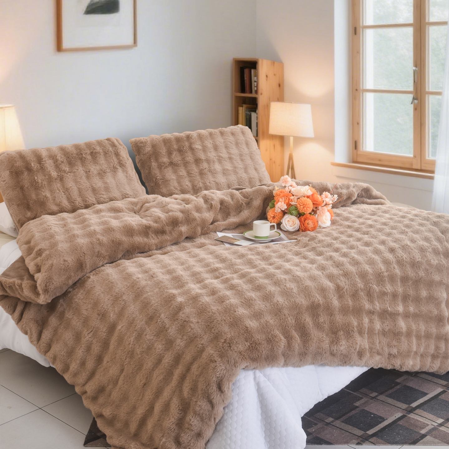 Σετ Γούνινη Παπλωματοθήκη & Μαξιλαροθήκες - Image 9